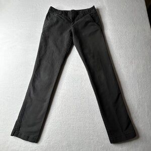 Gap Women's Size 0 Regular Gray Chino Straight Leg Skinny